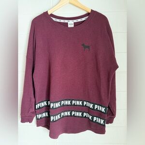 Victoria's Secret Pink Maroon Top